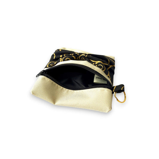 Ivory Keychain Purse- Mini Bag
