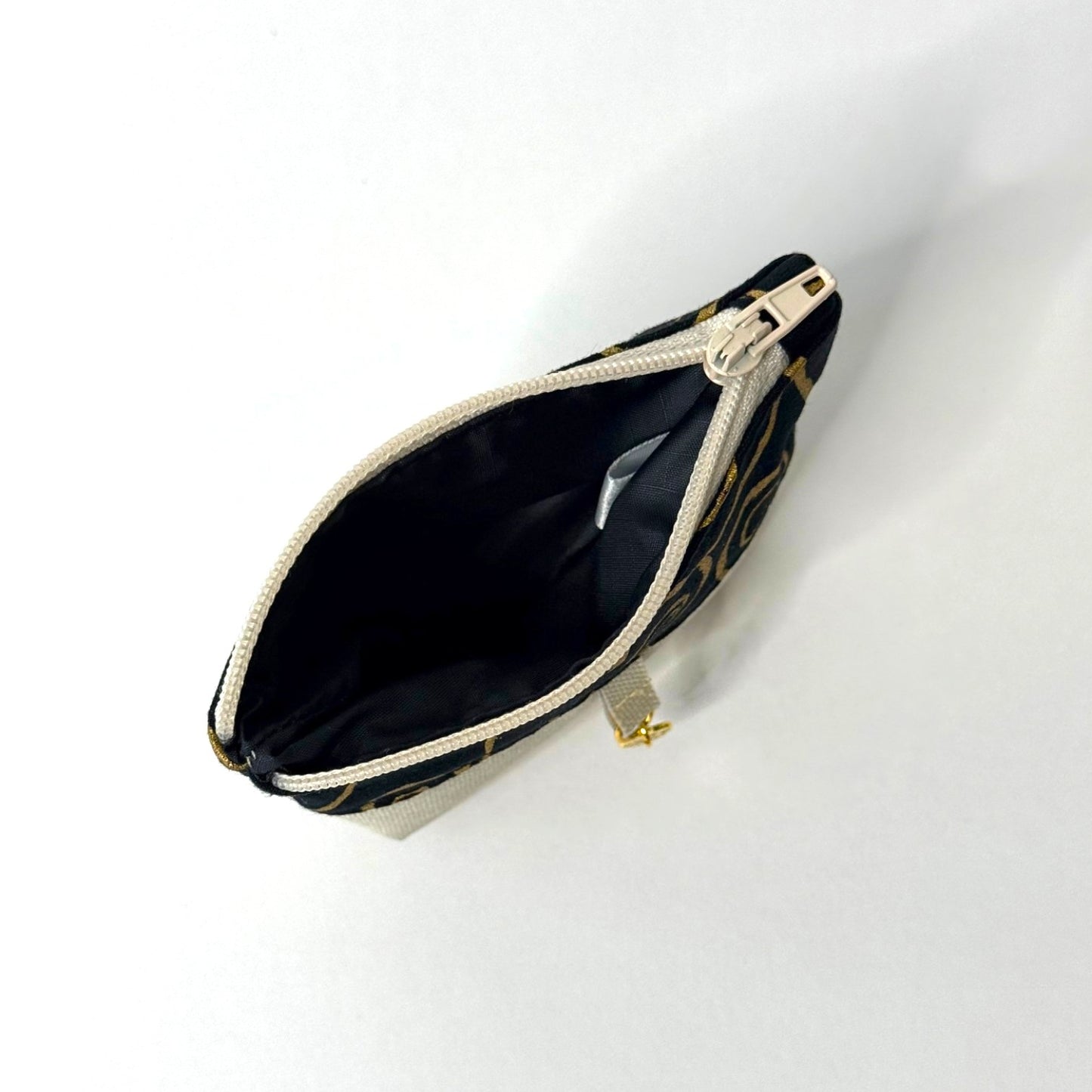 Black Golden Bag Charm